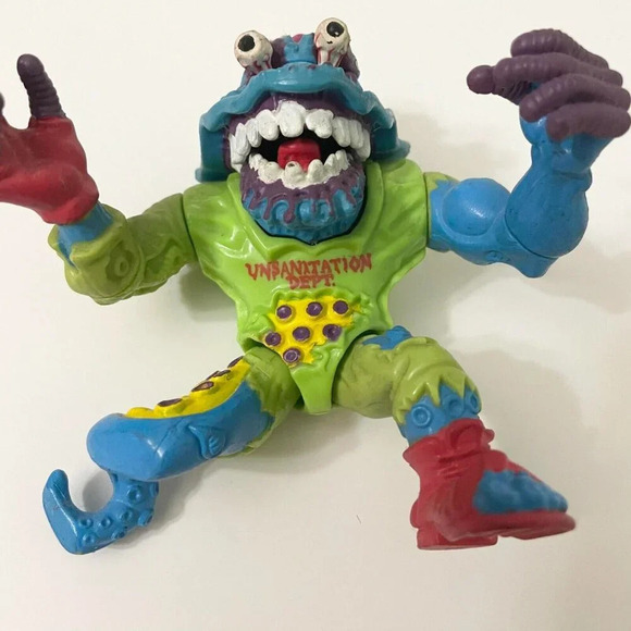 Vintage 1991 Wyrm Teenage Mutant  Ninja Turtles TMNT Playmates With Belt - Picture 15 of 16
